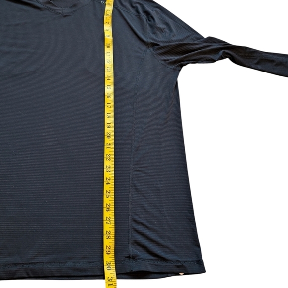 Lululemon Metal Vent Tech Long Sleeve Shirt Men's size XXL Athletic Light Black - Picture 10 of 10